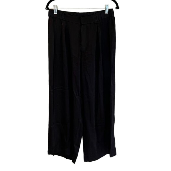 Women's Free People 100% Viscose Satin Feel Wide Leg Pants Size Small - Picture 1 of 5